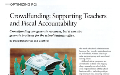 Crowdfunding: Supporting Teachers and Fiscal Accountability